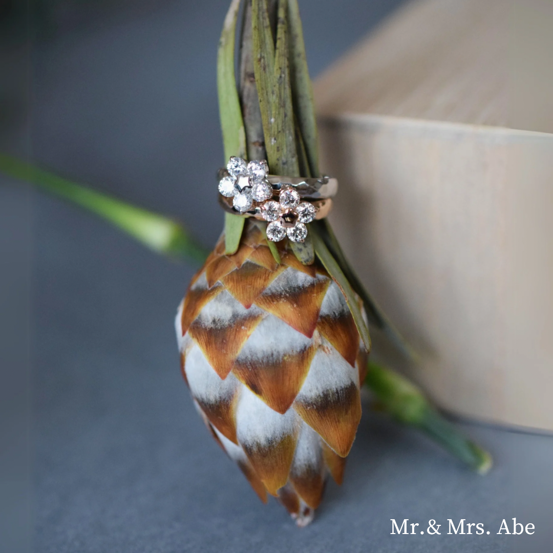 BlossomSpark 〈Link〉 Ring ホワイトゴールド