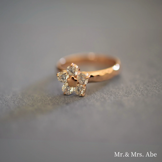 BlossomSpark 〈Link〉 Ring プラムゴールド