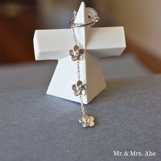 Blossom 플뢰르 무브만테 트리플 귀걸이/귀걸이