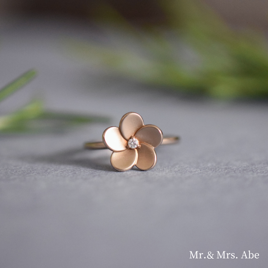 Blossom リング シャンパンゴールド – Mr. & Mrs. Abe Blossom リング シャンパンゴールド – Mr. & Mrs. Abe