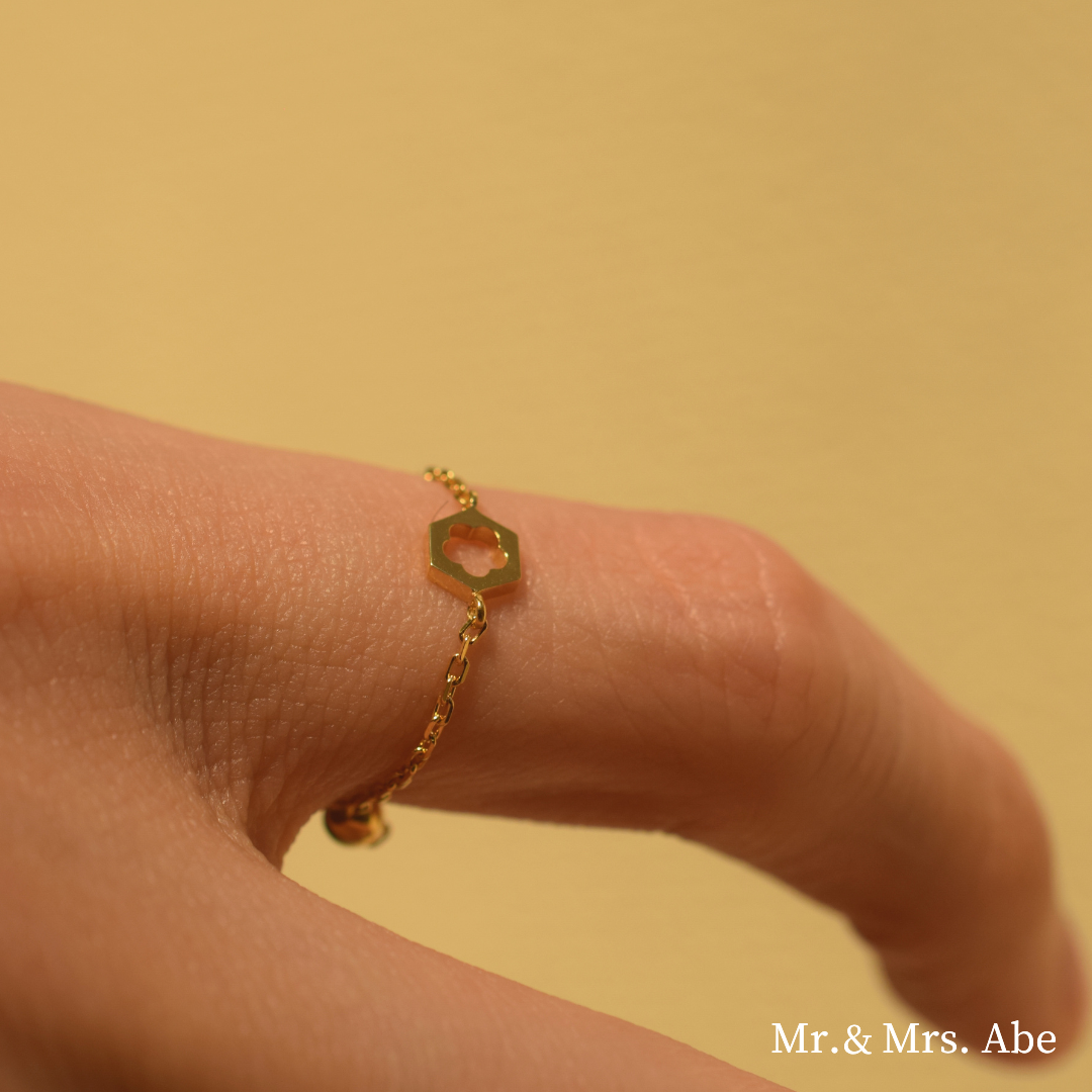 BlossomFlake Chain Ring