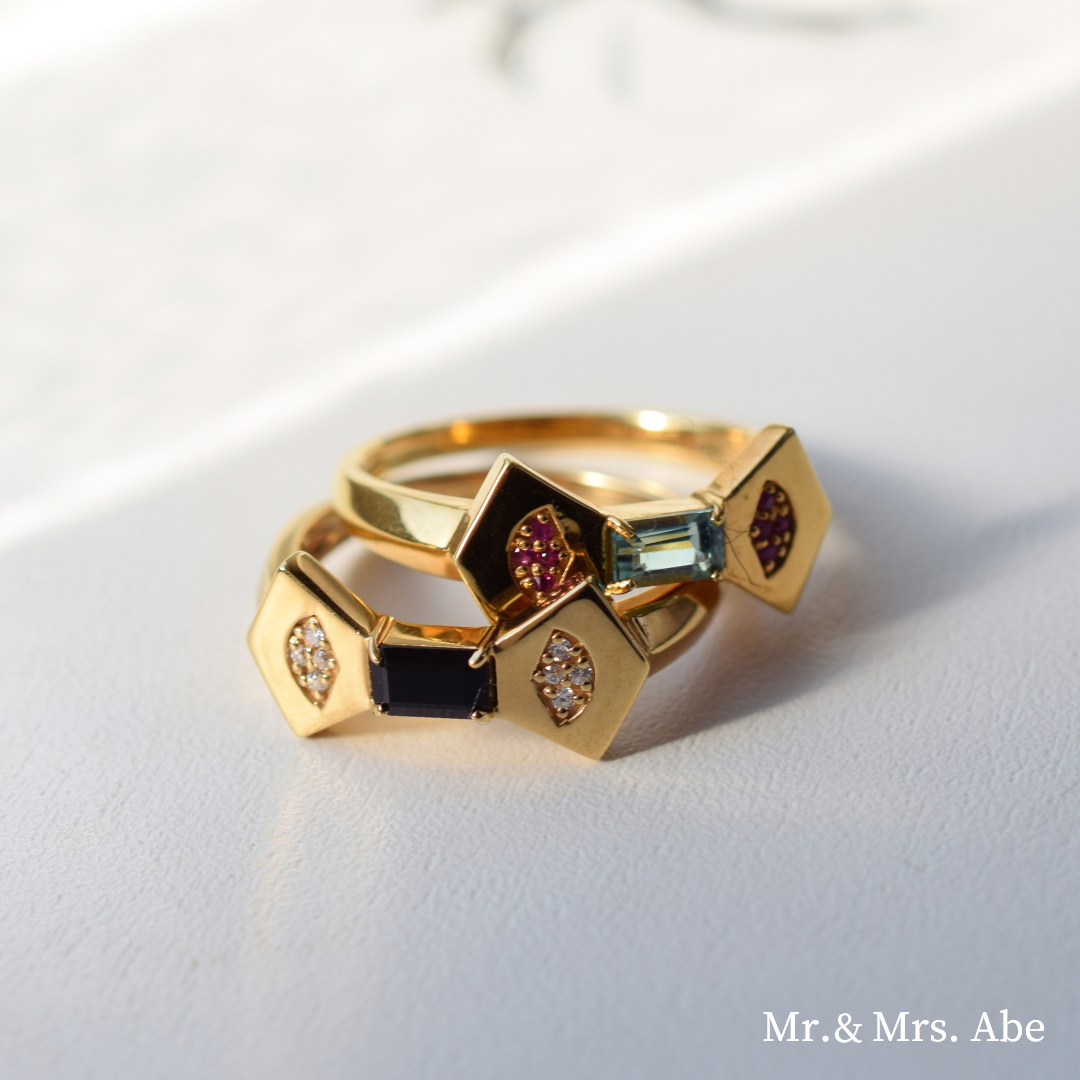 Scent Ring Green Quartz