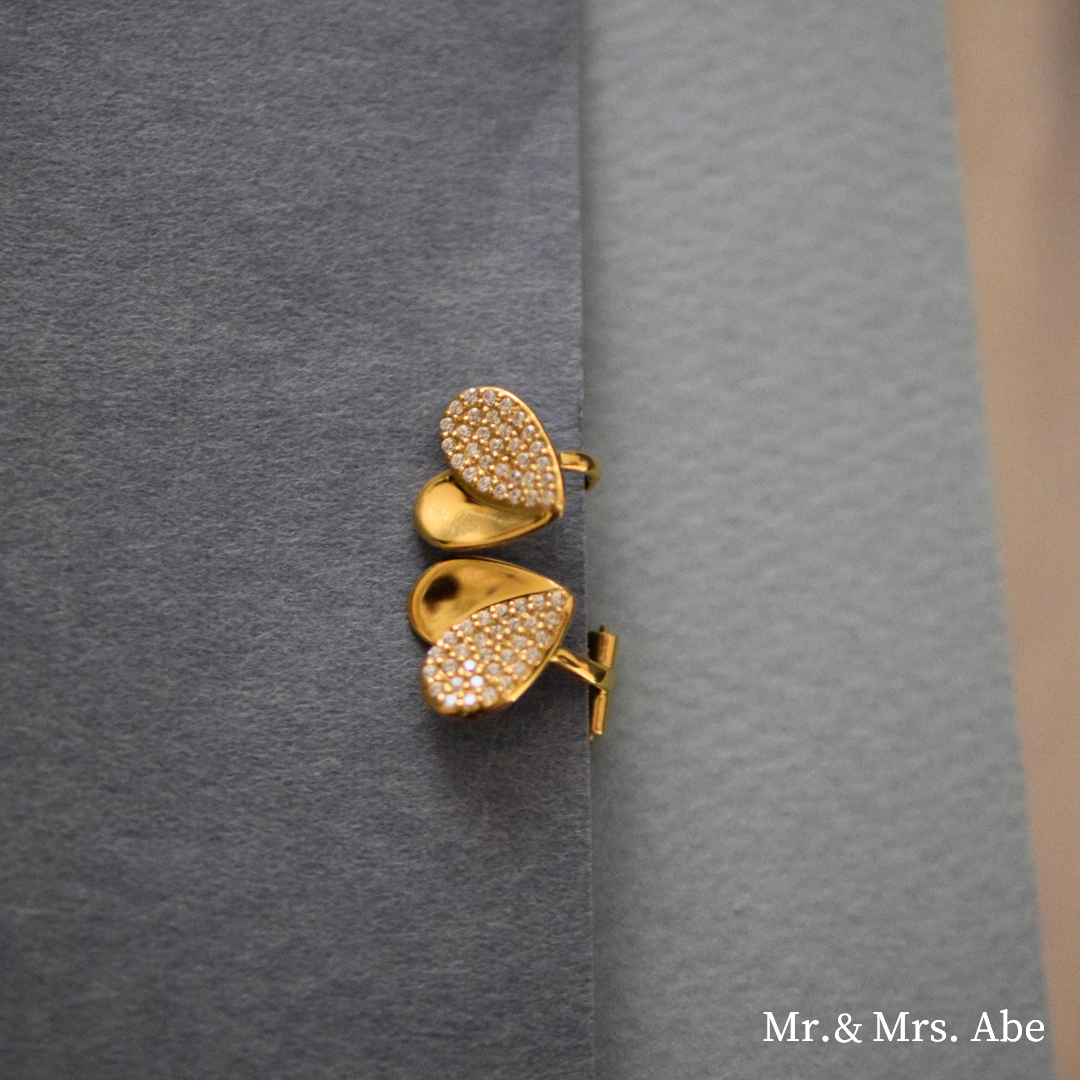Prunus Mume Petal K18&Diamond Clip-on Earrings/ Earrings White gold